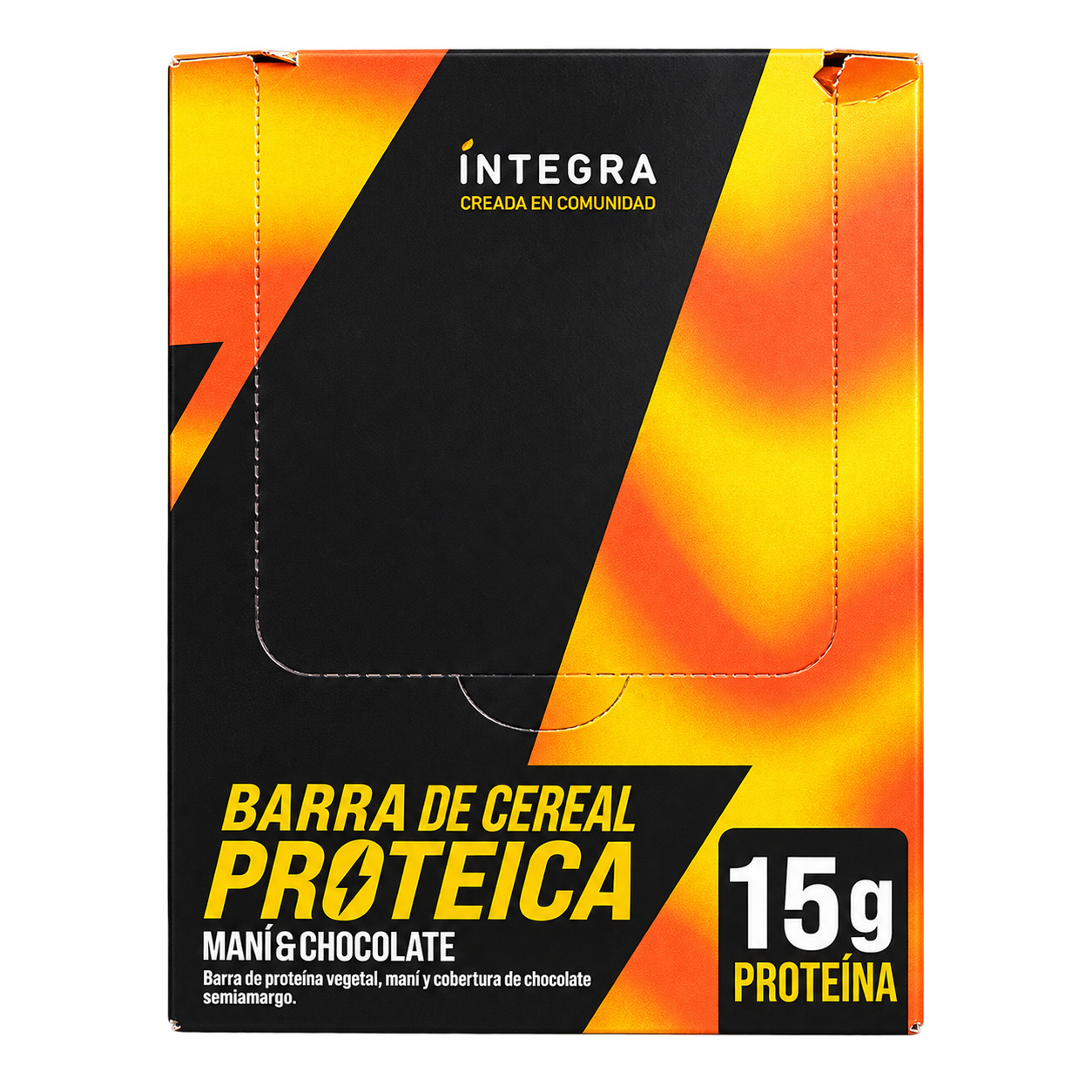 Integra Barra de Cereal Proteica Maní Chocolate
